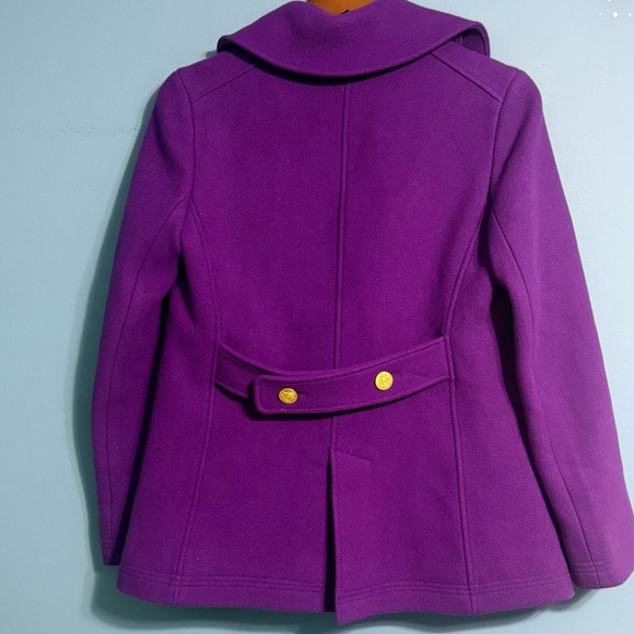 J Crew Stadium Cloth Nello Gori Majesty Peacoat 2 - Picture 7 of 7